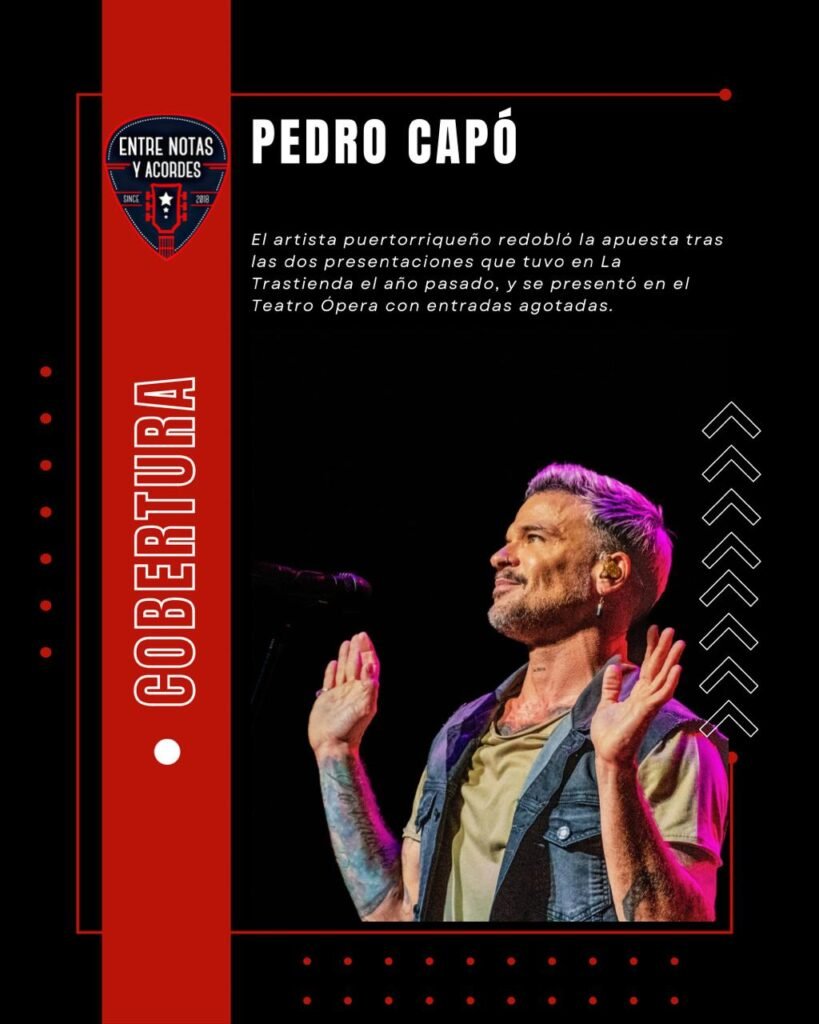 Pedro Capó se estrenó en el Teatro Ópera 🔥