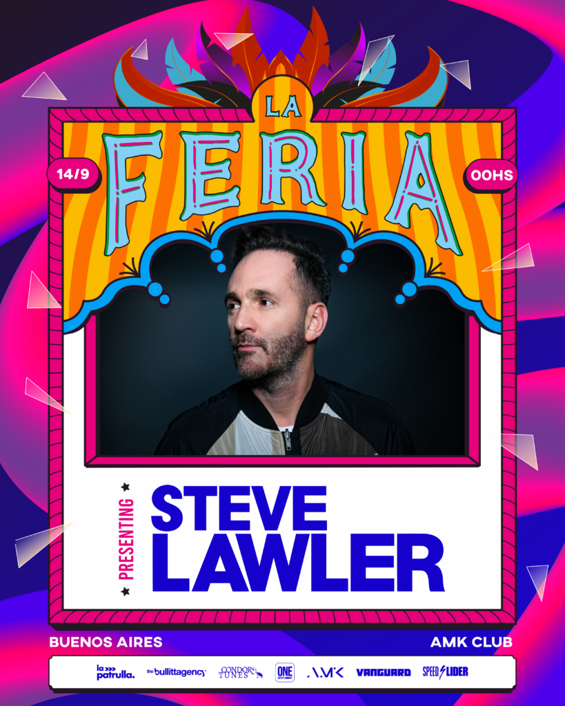 STEVE LAWLER Regresa a Argentina para presentarse en La Feria Festival el 14.09!