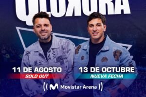 Q´LOKURA Por entradas agotadas nueva función en Movistar Arena el 13 de Octubre