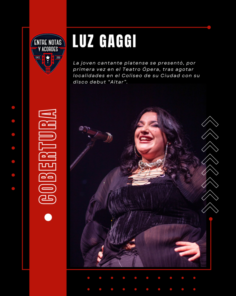 Luz Gaggi estrenó su “Altar” en el Teatro Ópera La Plata 🔥