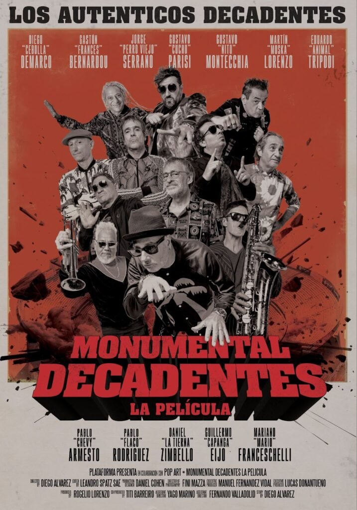 LLEGA “MONUMENTAL DECADENTES – LA PELÍCULA” A CINEMARK-HOYTS EL 5 DE SEPTIEMBRE