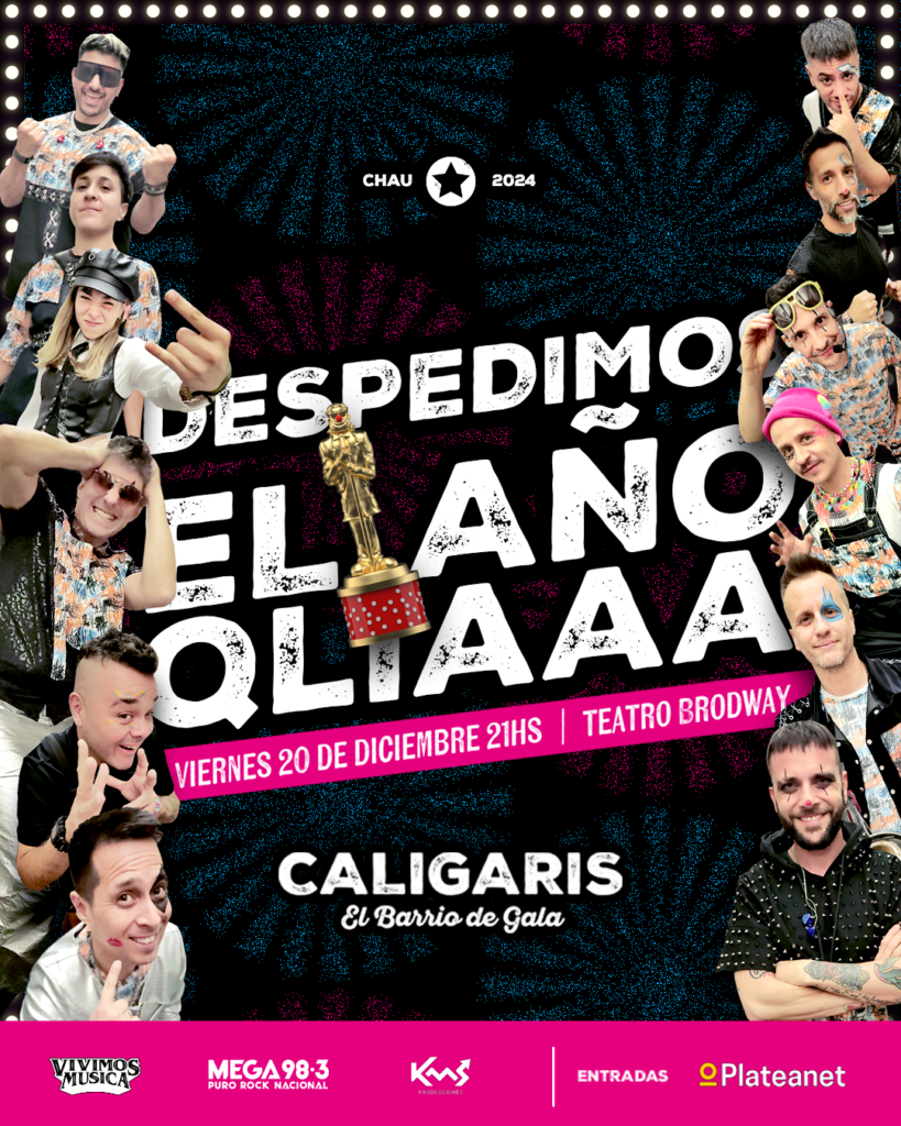 LOS CALIGARIS ¡Despiden el año en Buenos Aires!