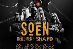 ¡SOEN REGRESA A LA ARGENTINA EN EL MARCO DE SU GIRA ‘MEMORIAL TOUR 2025’!