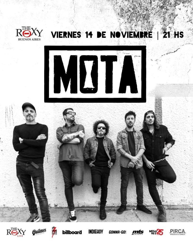 MOTA la banda uruguaya VUELVE A BUENOS AIRES