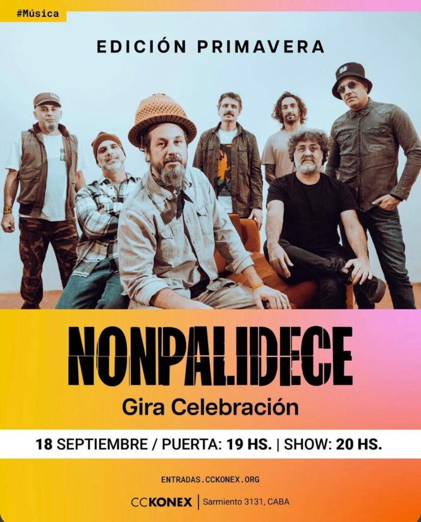 Nonpalidece sigue conquistando al público argentino con su Gira Celebración y se prepara para festejar sus 29 años de trayectoria