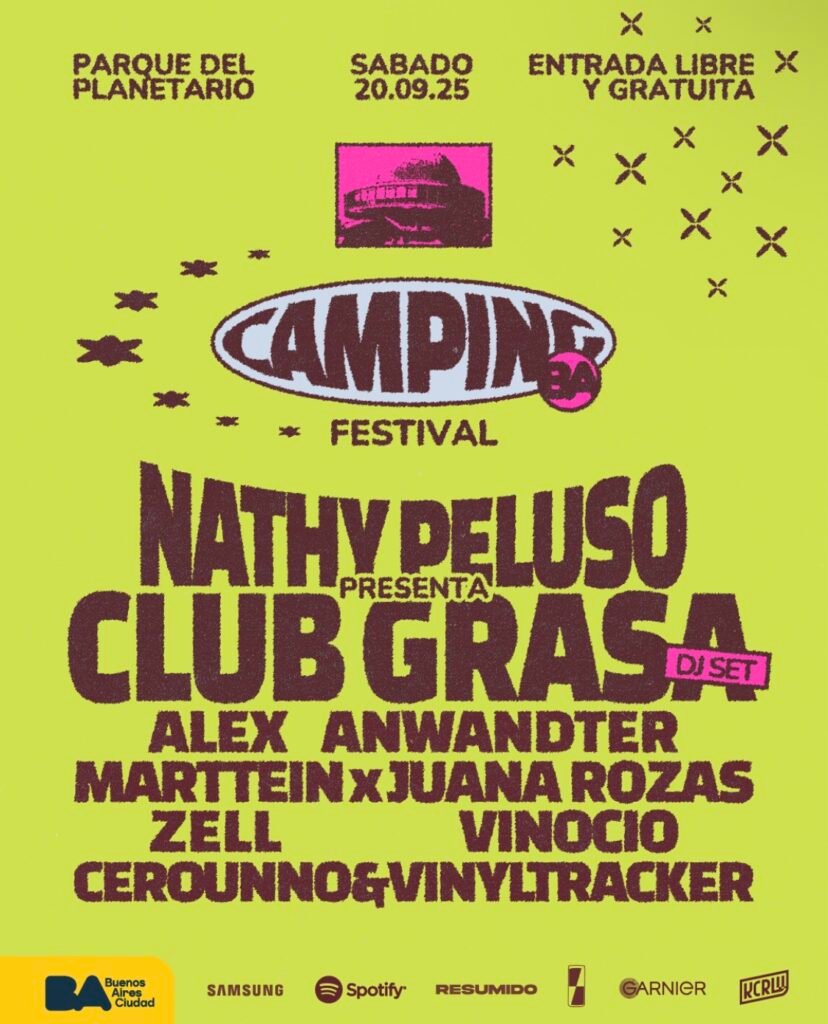 CAMPING LANZA SU PRIMER FESTIVAL EN EL PLANETARIO DE BUENOS AIRES