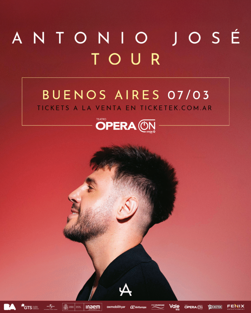 ANTONIO JOSÉ EN ARGENTINA ¡CAMBIO DE FECHAS!