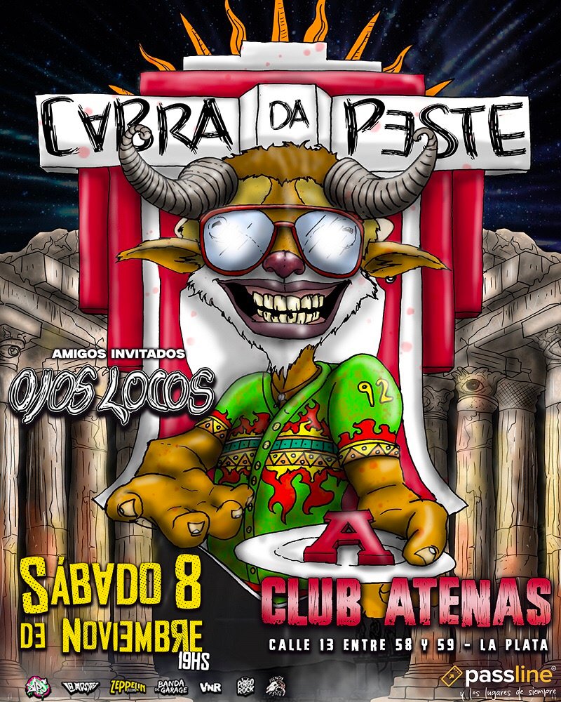 CABRA DA PESTE LLEGA AL ESTADIO ATENAS DE LA PLATA&nbsp;