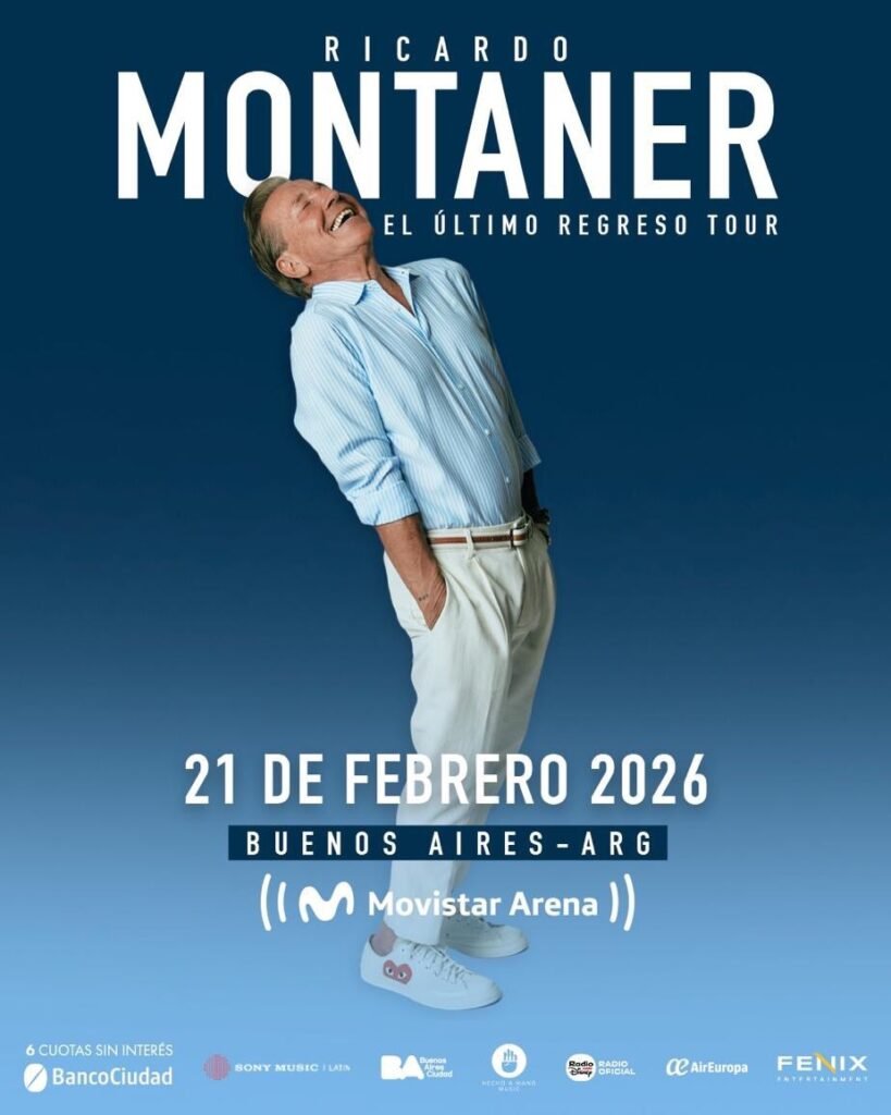 RICARDO MONTANER vuelve con “EL ÚLTIMO REGRESO” World Tour 2026