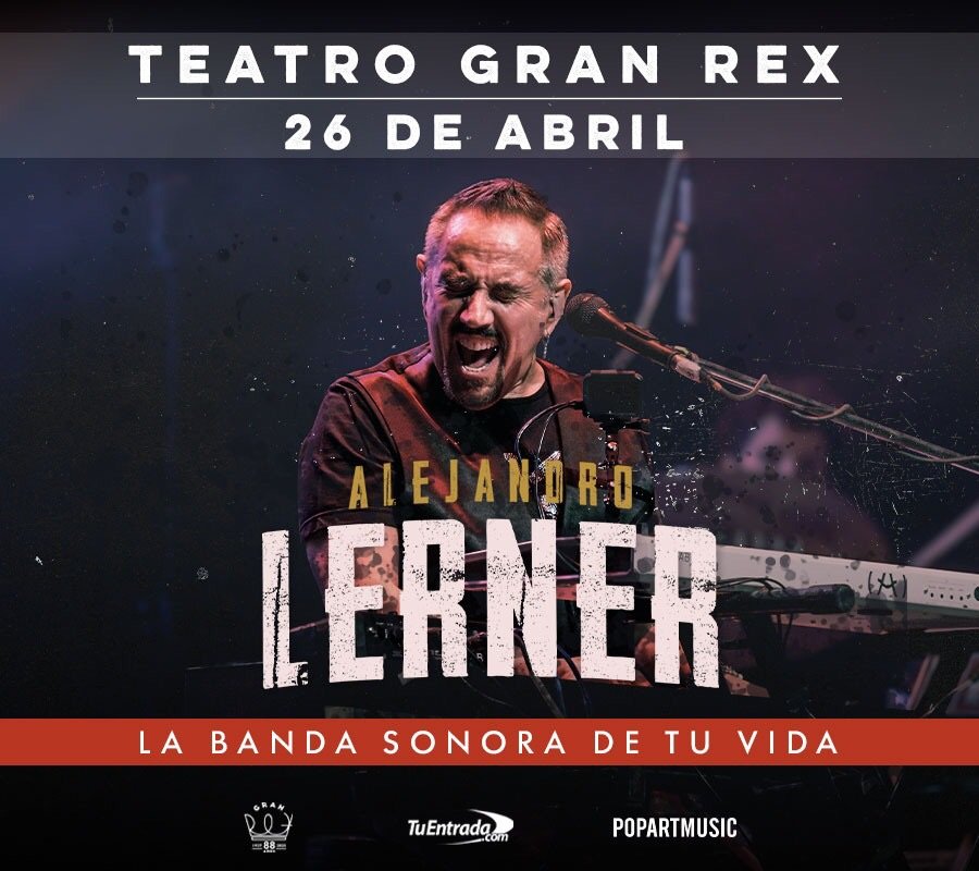 Alejandro Lerner vuelve el 26 de abril Gran Rex con La banda sonora de tu vida