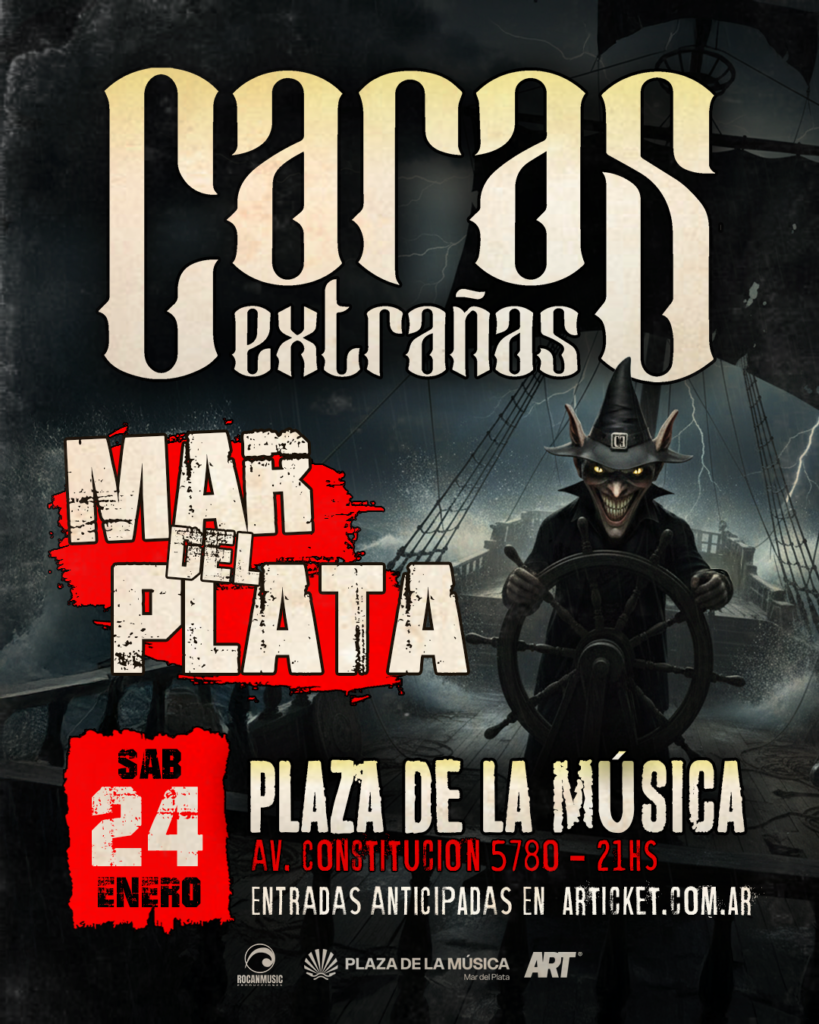Caras Extrañas desembarca en&nbsp;Plaza de la Música Mar del Plata