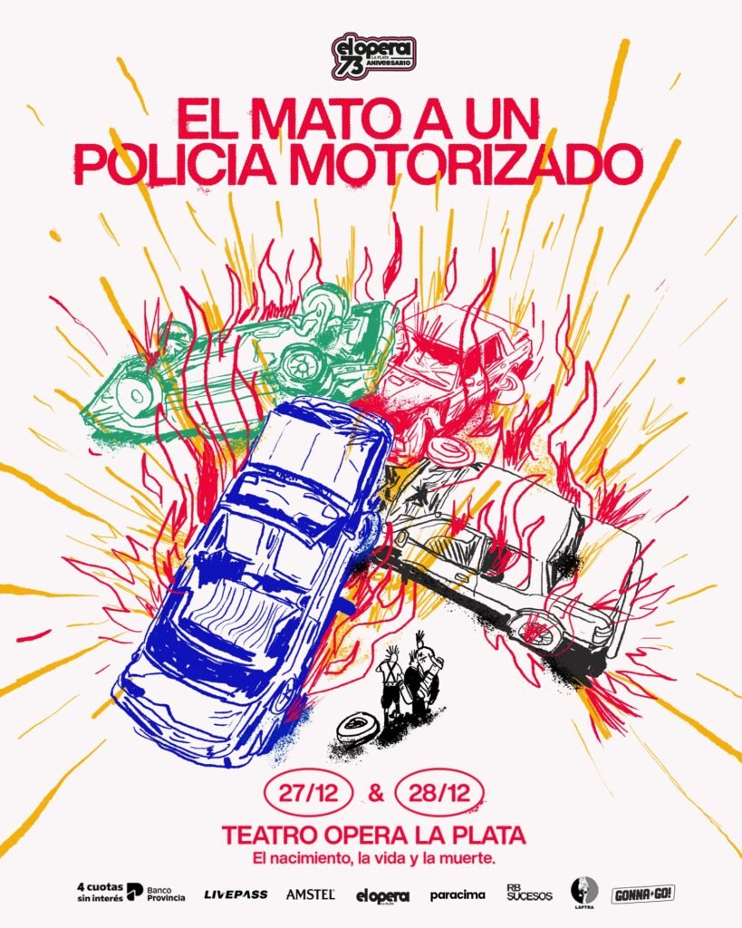 EL MATO A UN POLICIA MOTORIZADO EN EL TEATRO ÓPERA LA PLATA