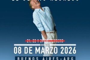 ¡FUROR POR EL REGRESO DE MONTANER! Por entradas agotadas, suma una cuarta función para el 8 de marzo en Movistar Arena