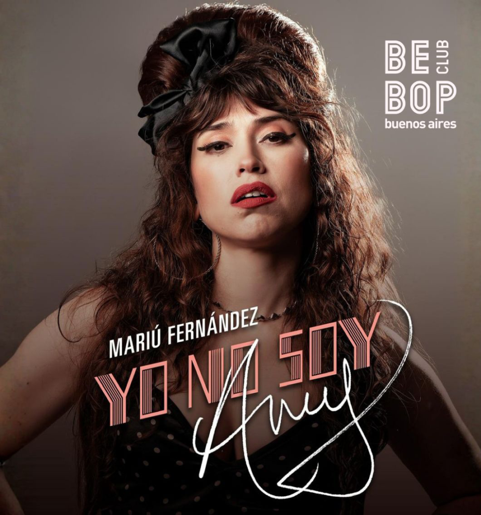 MARIÚ FERNÁNDEZ PRESENTA SU ESPECTÁCULO “YO NO SOY AMY, versión 2026” EN BEBOP CLUB