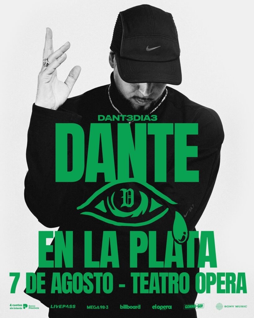 Dante presenta ¨Día 3¨ en La Plata