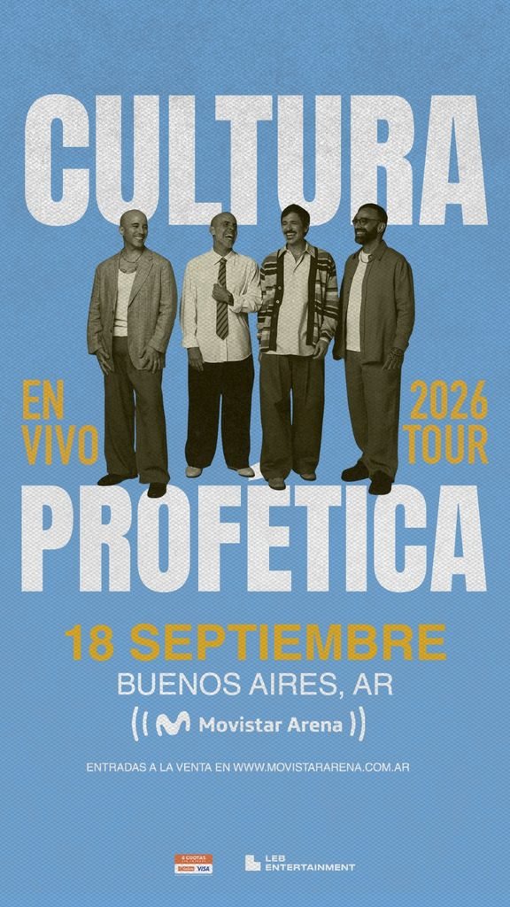 CULTURA PROFÉTICA ANUNCIA SU REGRESO A BUENOS AIRES